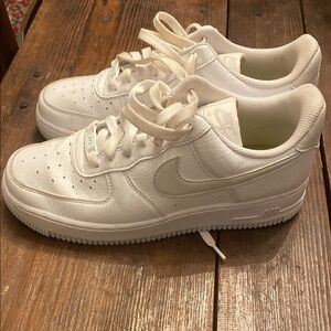 Nike Air Force 1  White Sneakers